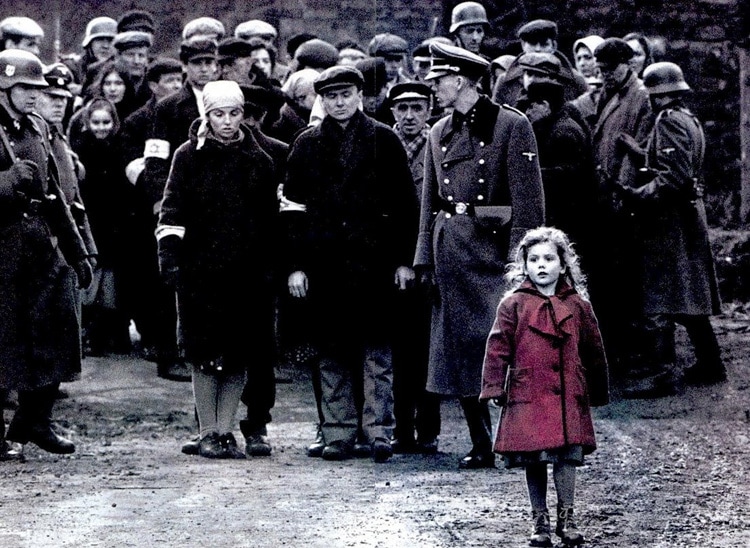 la lista de schindler fotografia spielberg