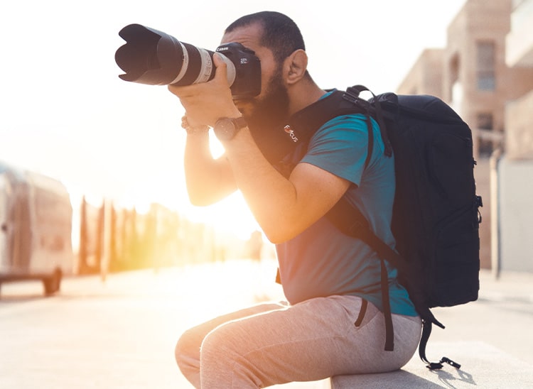 mochila fotografica